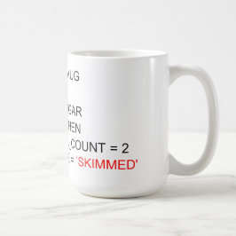 SQL-PROGRAMMIERTELEFON-TASSE KAFFEETASSE