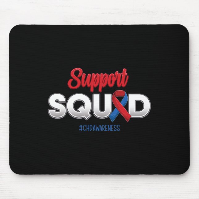 Squad Chd Bewusstsein kongenitale Herzerkrankung M Mousepad (Vorne)