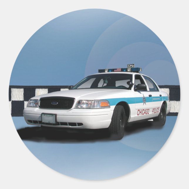 Squad Checkerband Blue Stickers (Vorderseite)