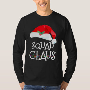 Squad Claus Weihnachts-Pyjama-Familie Matching Xma T-Shirt