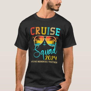 Squad Crew Cruise 2024 Sommerferien Matching Fa T-Shirt