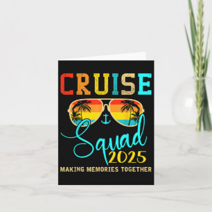 Squad Crew Cruise 2025 Sommerferien Matching Fa Karte