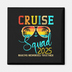 Squad Crew Cruise 2025 Sommerferien Matching Fa Magnet