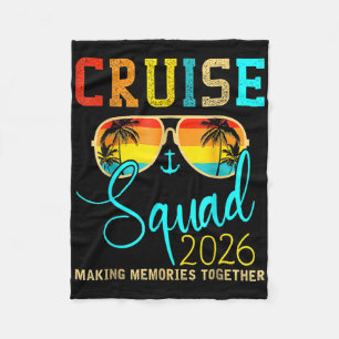Squad Crew Kreuzfahrt 2026 Sommerferien passend Fa Fleecedecke