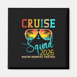 Squad Crew Kreuzfahrt 2026 Sommerferien passend Fa Magnet