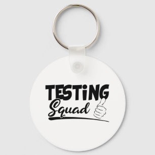 Squad Funny Exam Test Day Geschenke für Studenten Schlüsselanhänger