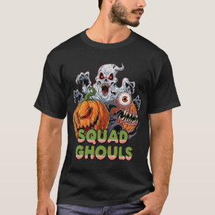 Squad Ghouls farbenfroher Halloween-T - Shirt
