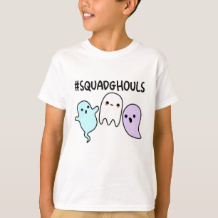 Squad Ghouls Funny Halloween Ghost Pun T-Shirt