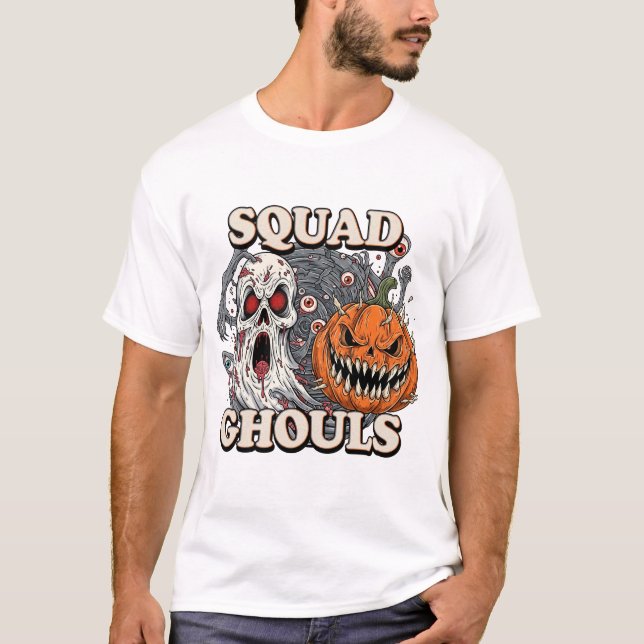 Squad Ghouls - Spooky Halloween-T - Shirt (Vorderseite)