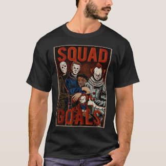 Squad Goals Fun Halloween Kostüm Horror Movie Cre T-Shirt