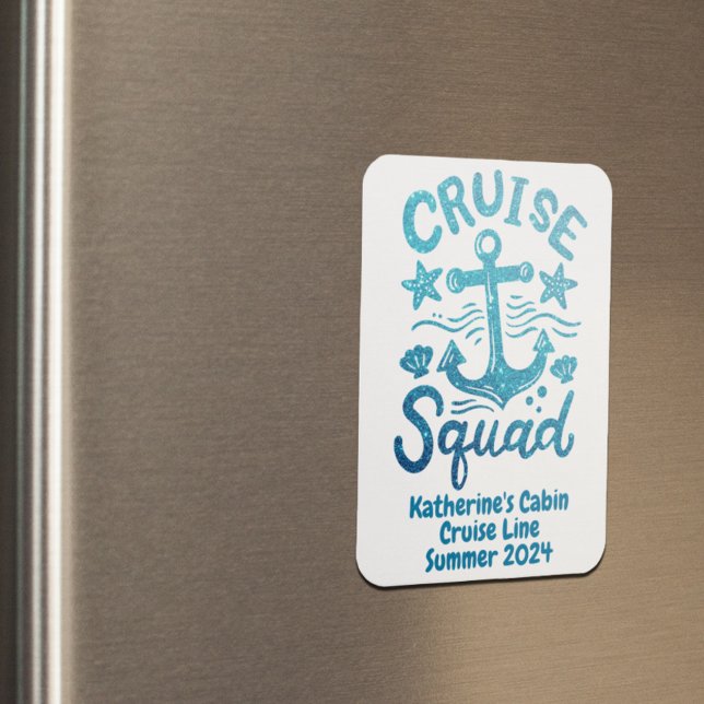 Squad Group Friends Custom Cabin Door Magnet (Von Creator hochgeladen)