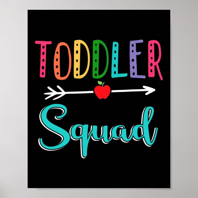Squad-Lehrer zurück in die Schule Poster (Vorne)