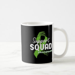 Squad Mental Health Awareness Lime Green Ribbon 1 Kaffeetasse