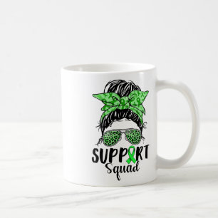 Squad Mental Health Awareness Monat Messy Bun Woma Kaffeetasse