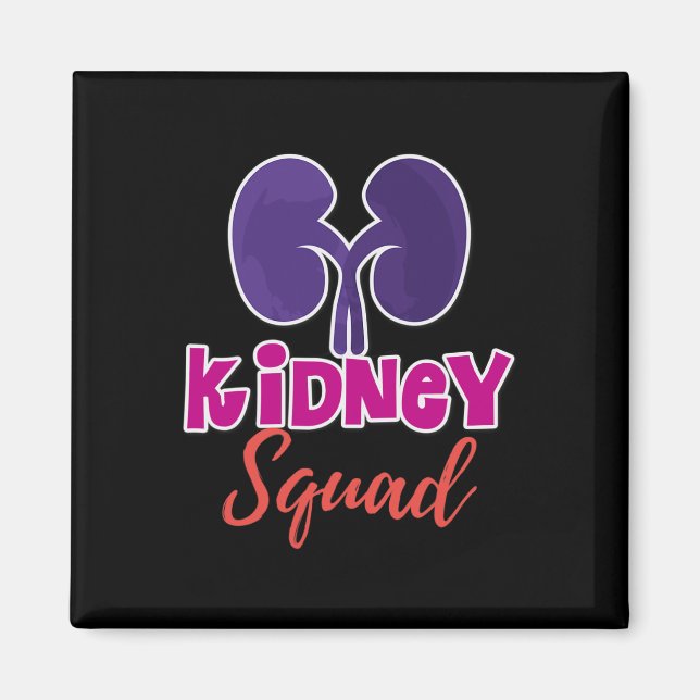 Squad Nephrologie Nurse Dialyse Techniker 1 Magnet (Vorne)