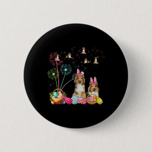 Squad Oaster Couple Bunny Shelties Dandela Hunt Button