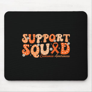 Squad Orange Ribbon Leukemia Blood Cancer Mousepad