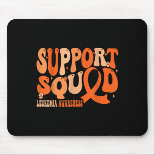 Squad Orange Ribbon Leukemia Blood Cancer Mousepad