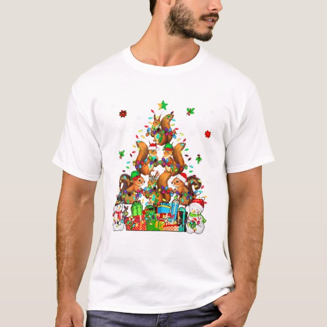 Squad Santa Elf Rentier T-Shirt (Vorderseite)