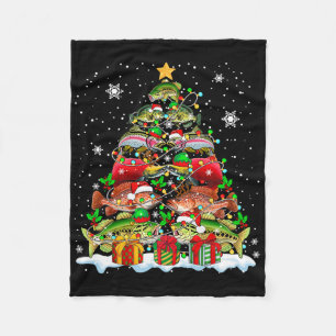 Squad Santa Lachs Byss Zackenbarsch Fische Sammlun Fleecedecke