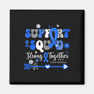 Squad Strong Together Groovy Ataxia Awareness Magnet