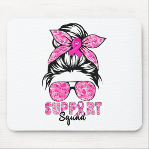 Squad Team Breast Cancer Awareness Warrior Mousepad