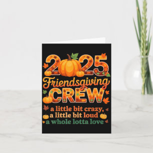 Squad Truthahn Freunde Erntedankfest 2025 Friendsg Karte