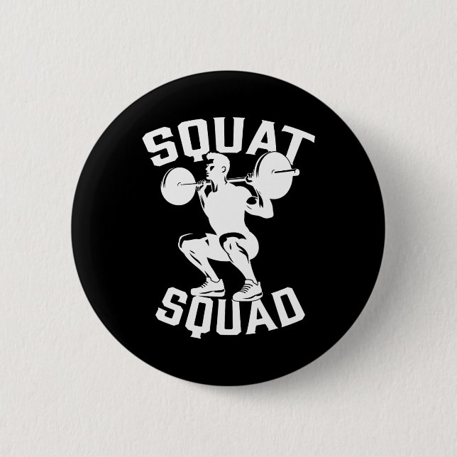 Squad Workout Partner Trainer Bodybuil Button (Vorderseite)