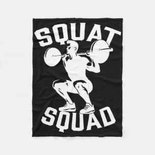 Squad Workout Partner Trainer Bodybuil Fleecedecke
