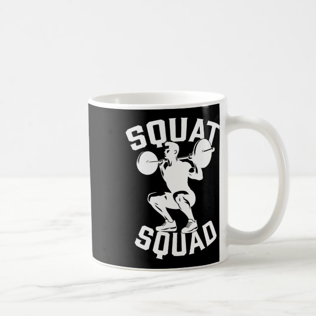 Squad Workout Partner Trainer Bodybuil Kaffeetasse (Rechts)