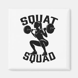 Squad Workout Partner Trainer Bodybuil Magnet