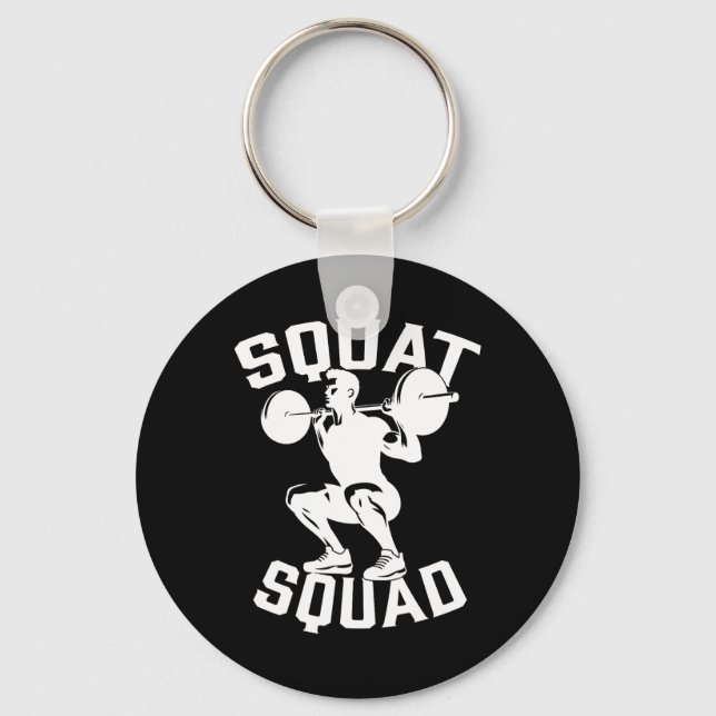 Squad Workout Partner Trainer Bodybuil Schlüsselanhänger (Vorderseite)