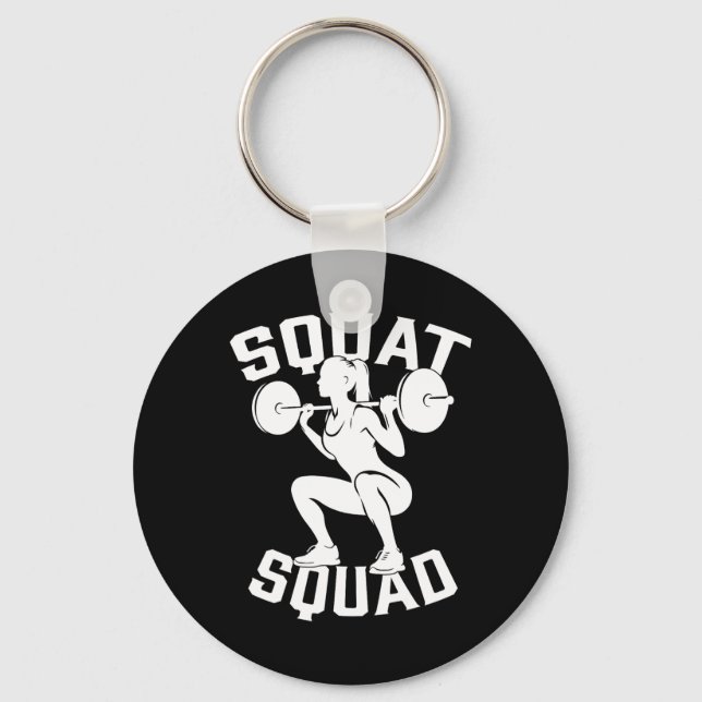 Squad Workout Partner Trainer Bodybuil Schlüsselanhänger (Vorderseite)