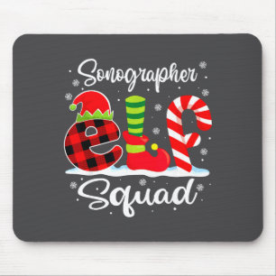 Squad X-Mas-Elf-Sonographer-Matching Mousepad
