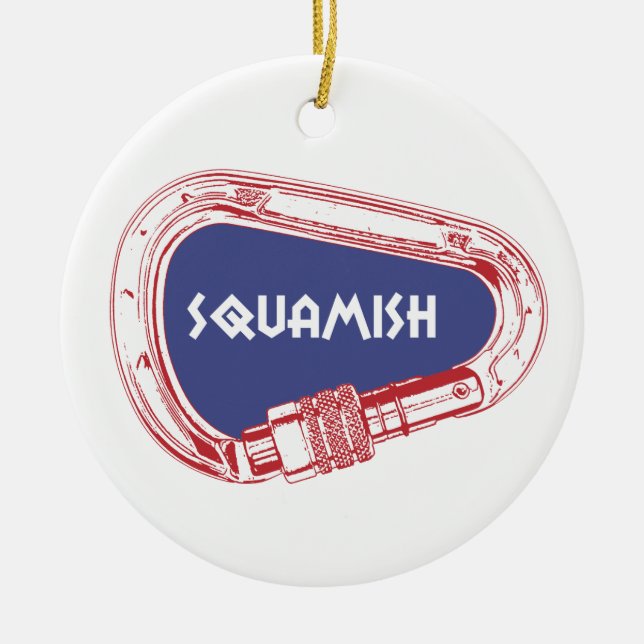 Squamish Climbing Carabiner Keramikornament (Vorne)