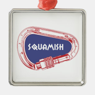 Squamish Climbing Carabiner Ornament Aus Metall