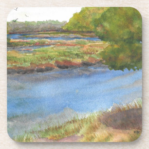 Squamscott River bei Newfields 31 juli 2015 Getränkeuntersetzer