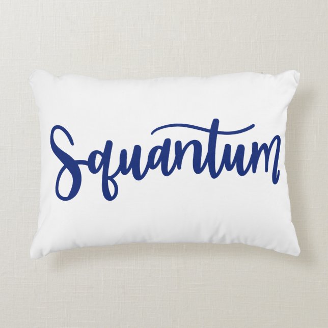 Squantum Pillow Dainty Scripts Dekokissen (Vorderseite)