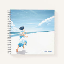 Squar Notebook Whimsical japanische Art Notizbuch