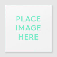 Square 5,25" x 5,25" Magnetkarte