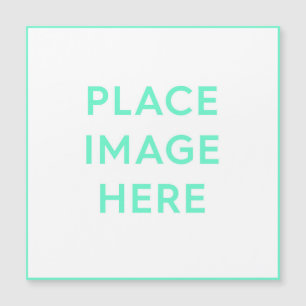 Square 5,25" x 5,25" Magnetkarte