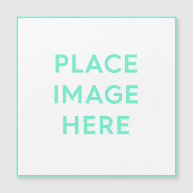 Square 5,25" x 5,25" Magnetkarte (Vorderseite)