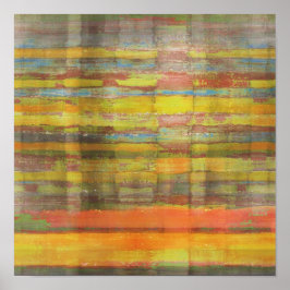 Square Abstrakt Art Poster Print