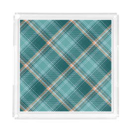 Square Acrylic Tray Eire Kariert Acryl Tablett