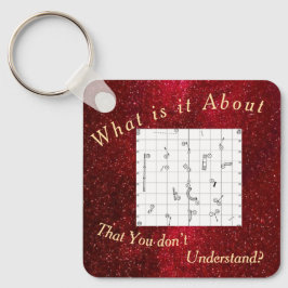 Square Agility Course Themed Keychain Schlüsselanhänger