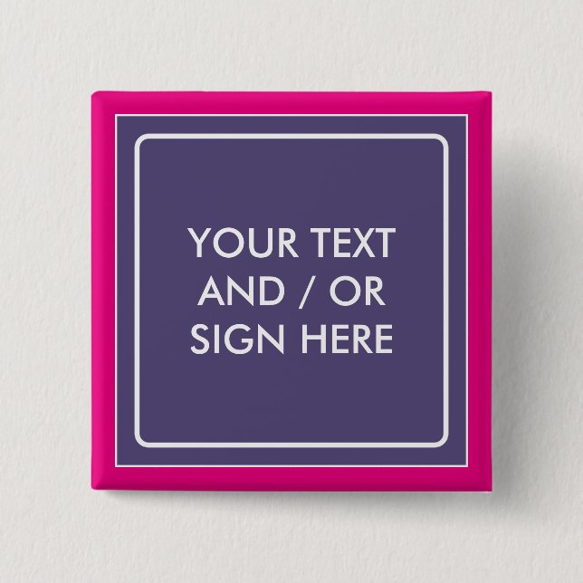 Square Banner lilac + Ihr Backg. Ideen Button (Vorderseite)