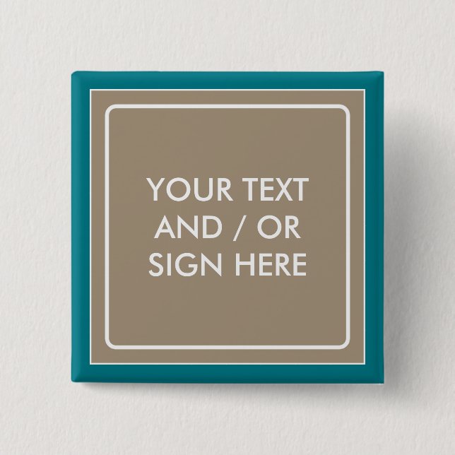 Square Banner Stein + Ihr Backg. Ideen Button (Vorderseite)