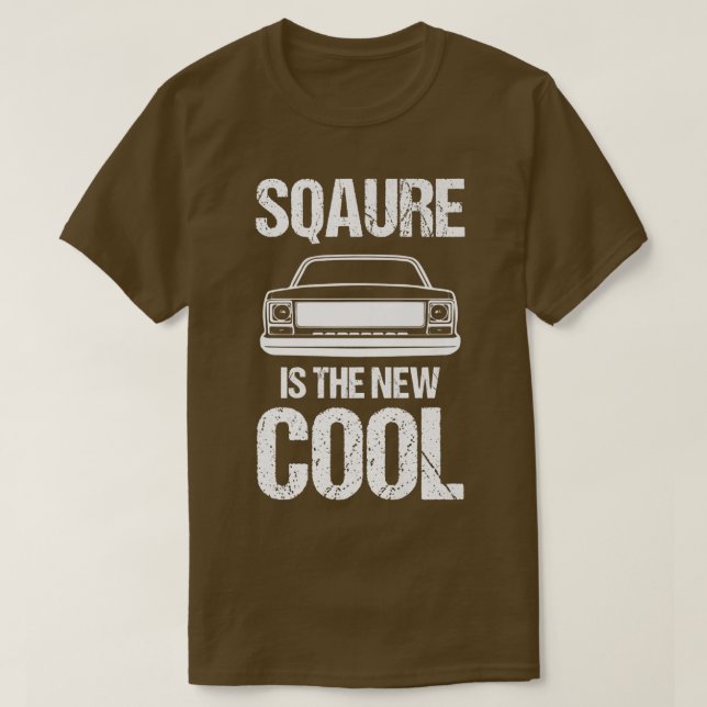 Square Classic Square Body Truck Squarebody Lover  T-Shirt (Design vorne)