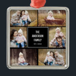 Square Collage Editable Color Foto Ornament<br><div class="desc">Behalt deine Schlüssel sicher und spektakulär mit einem personalisierten Schlüsselanhänger. Entworfen von Berry Berry Sweet,  Moderne Stationery und Personalisierte Geschenke. Besuchen Sie unsere Website unter www.berryberrysweet.com ,  um unsere vollständigen Produktlinien zu sehen.</div>