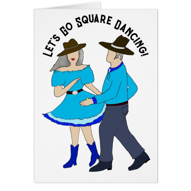 Square Dance Couple Gruß (Vorne)